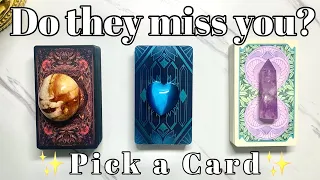 Do They Miss You?❤️‍🩹💔Pick a Card Love Tarot Reading✨