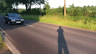 BMW E34 520 M50B20 Supersport Exhaust Sound Driveby