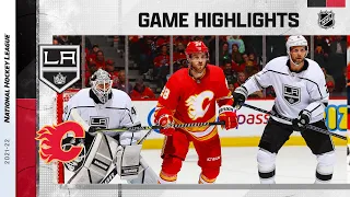 Kings @ Flames 3/31 | NHL Highlights 2022