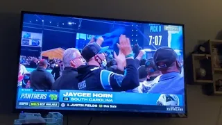 Jaycee Horn To Panthers At Number 8!