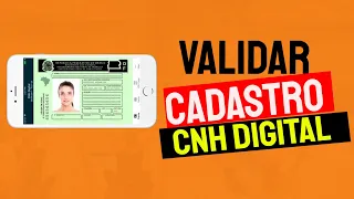 Como Validar Cadastro CNH Digital Pelo Celular 2021/2022