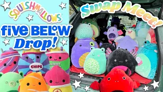 Going to A Squishmallow Meet & Squishmallow Hunting *NEW* Five Below Food Squad!!!