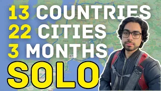 MY ENTIRE 3 Month SOLO Europe Itinerary (FULL OVERVIEW)