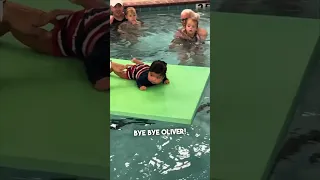 This baby finishing his swimming lessons is too wholesome ❤️