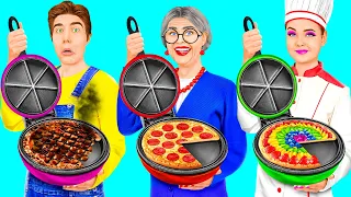 Reto De Cocina Yo vs Abuela | Gadgets y Trucos Secretos Fáciles por TeenChallenge