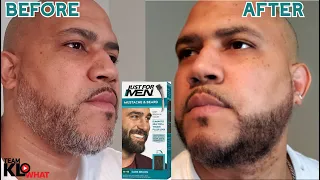 Just for Men Beard and Mustache | How to Dye your Beard Brown | Men grooming products Step By Step
