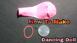 Dancing balloon  doll toy How to make easy coin rubber 🎈balloon decoration new idea // The Official