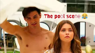 Nick and Noah funny pool scene in culpa mia [ENG DUBBED]