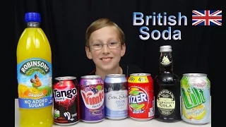 BRITISH SODA TASTE TEST | COLLINTV