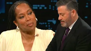 Jimmy Kimmel Gets Choked Up With Regina King About Her Son's Death