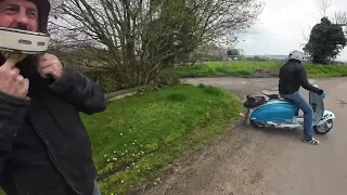 Stevie - Kasabian - Lambretta TV225 Li150 - Trip to Lacock - DJI Osmo Action 3