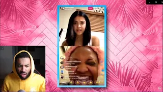 LOVELY PEACHES FLASHED HER KITTY ON LIVE! Lovely Peaches MUST BE STOPPED Ft. Malu Trevejo REACTION
