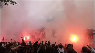 FC St Pauli Wagen zur Aufstiegsfeier #bundesliga #fcstpauli #fußball