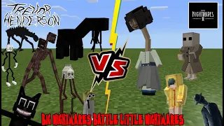 Little Nightmares 2 VS Trevor Henderson Creatures Minecraft PE
