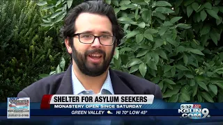 Asylum seekers begin sheltering inside of Benedictine Monastery