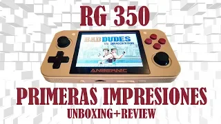 👉🏼CONSOLA RG350 UNBOXING REVIEW-ESPAÑOL-📢 PRIMERAS SENSACIONES*¤PARTE 1 #RETROVIDEOJUEGOSTV