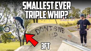 THE SMALLEST TRIPLE WHIP I’VE EVER DONE?!