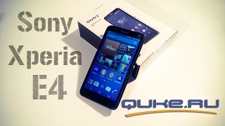 Обзор Sony Xperia E4 | Sony Xperia E3 - что нового? ◄ Quke.ru ►