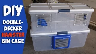 Homemade Double Decker Hamster Cage by HAMMY TIME
