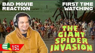 THE GIANT SPIDER INVASION (1975) | BAD MOVIE REACTION | HILARIOUSLY AWFUL!