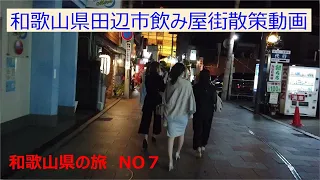 和歌山県田辺市飲み屋街散策動画