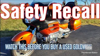 WATCH THIS BEFORE YOU BUY A USED GL1800 GOLDWING. 2001-2003