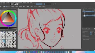 configurar el estabilizador en Krita