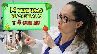 LAS 14 VERDURAS MAS SANAS QUE PUEDES COMER Y LAS 4 QUE NO. DESCUBRE LA VERDAD🟢 /Dra. Melissa Tejeida