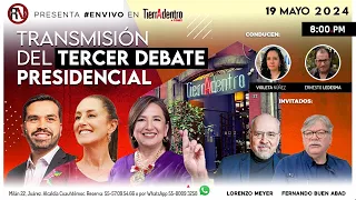 🔴 EN VIVO: Desde TierrAdentro ¡Transmisión del tercer debate presidencial!