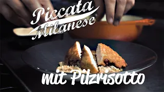 Piccata Milanese mit Pilzrisotto – Kochen mit Stephan Schnieder
