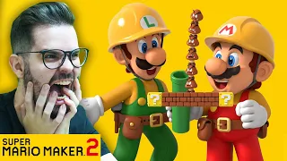 Pai Troll SENDO HUMILHANDO no SUPER MARIO MAKER 2