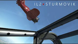 BF109 vs I-16 - Aggressive Dogfight - IL2 Sturmovik