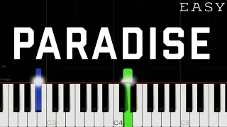 Coldplay - Paradise | EASY Piano Tutorial