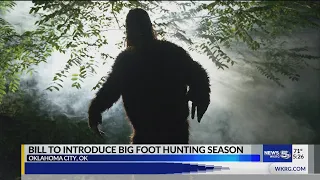 VIDEO:   Oklahoma lawmaker files bill for Bigfoot hunting season