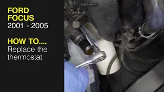 Ford Focus (2001 - 2005) -  Thermostat removal and refitting