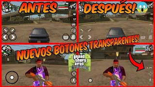 Nuevos botones transparentes para GTA SA android!