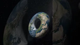 ¿Qué pasaría si la Tierra tuviera forma de rosquilla? #Shorts