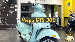 2023 Vespa GTS 300 Highlights | 300cc Scoot at University Scooters