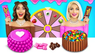 Bubble Gum VS Chocolate Food Challenge! Giant Sweets VS Bubble Gum Blowing War by RATATA CHALLENGE