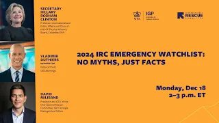 2024 IRC Emergency Watchlist: No Myths, Just Facts