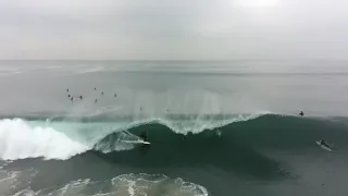 Big Surf Sunday Redondo Breakwall Redondo Breakwater