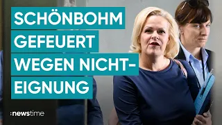 Faeser äußert sich zur Schönbohm-Entlassung: "Hatte kein Vertrauen mehr"