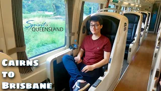 Spirit of Queensland Tilt Train Railbed - Australia's most modern overnight train Cairns to Brisbane