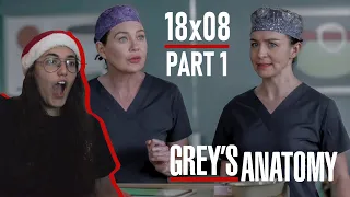 Grey's Anatomy 18x08 'It Came Upon a Midnight Clear' REACTION (1/2)