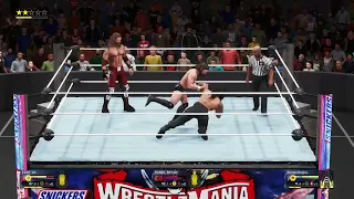 WWE2K20 Roman Reigns vs Edge vs Daniel Bryan in a Normal match for the Universal￼ Championships ￼