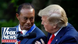 Trump awards Tiger Woods the Presidential Medal of Freedom
