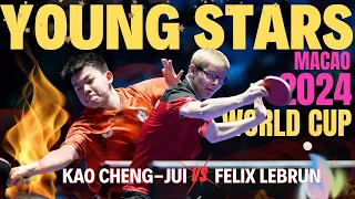 Young Stars Duel! FELIX LEBRUN VS KAO CHENG-JUI in World Cup Macao 2024 | PPTV Analysis and Review