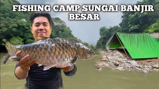 Camping fishing 3 hari hujan deras di pedalaman Kalimantan sungai banjir tenda hampir hanyut