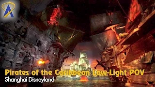 Full Pirates of the Caribbean Low-Light POV - Shanghai Disneyland