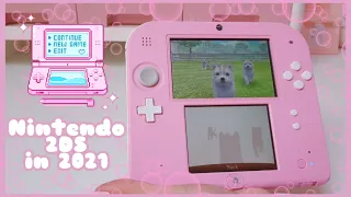 unboxing a pink nintendo 2DS in 2021 🕹️🌸 kawaii console